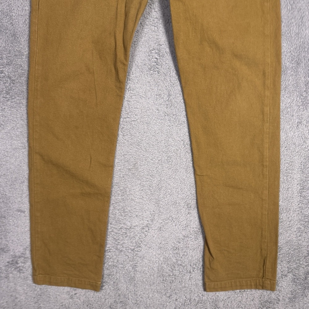 American Giant Roughneck Pants Mens 36x32 Canvas Brown Straight Leg - Picture 2 of 10